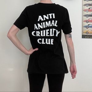 Anti animal cruelty club tshirt